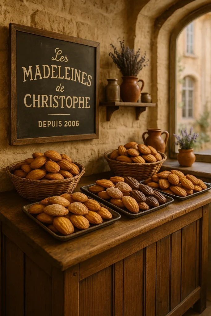 madeleines de christophe depuis 2006